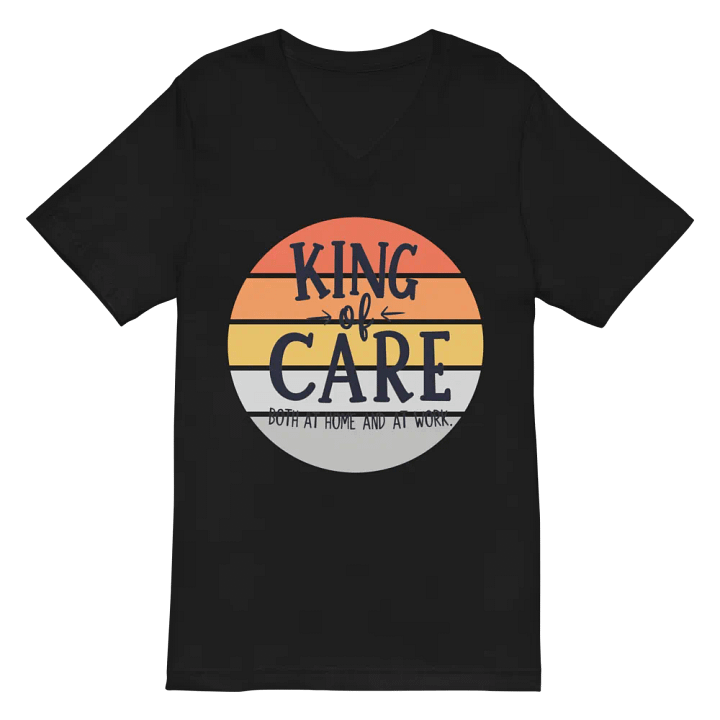 King of Care V-Neck Tee product image (3)
