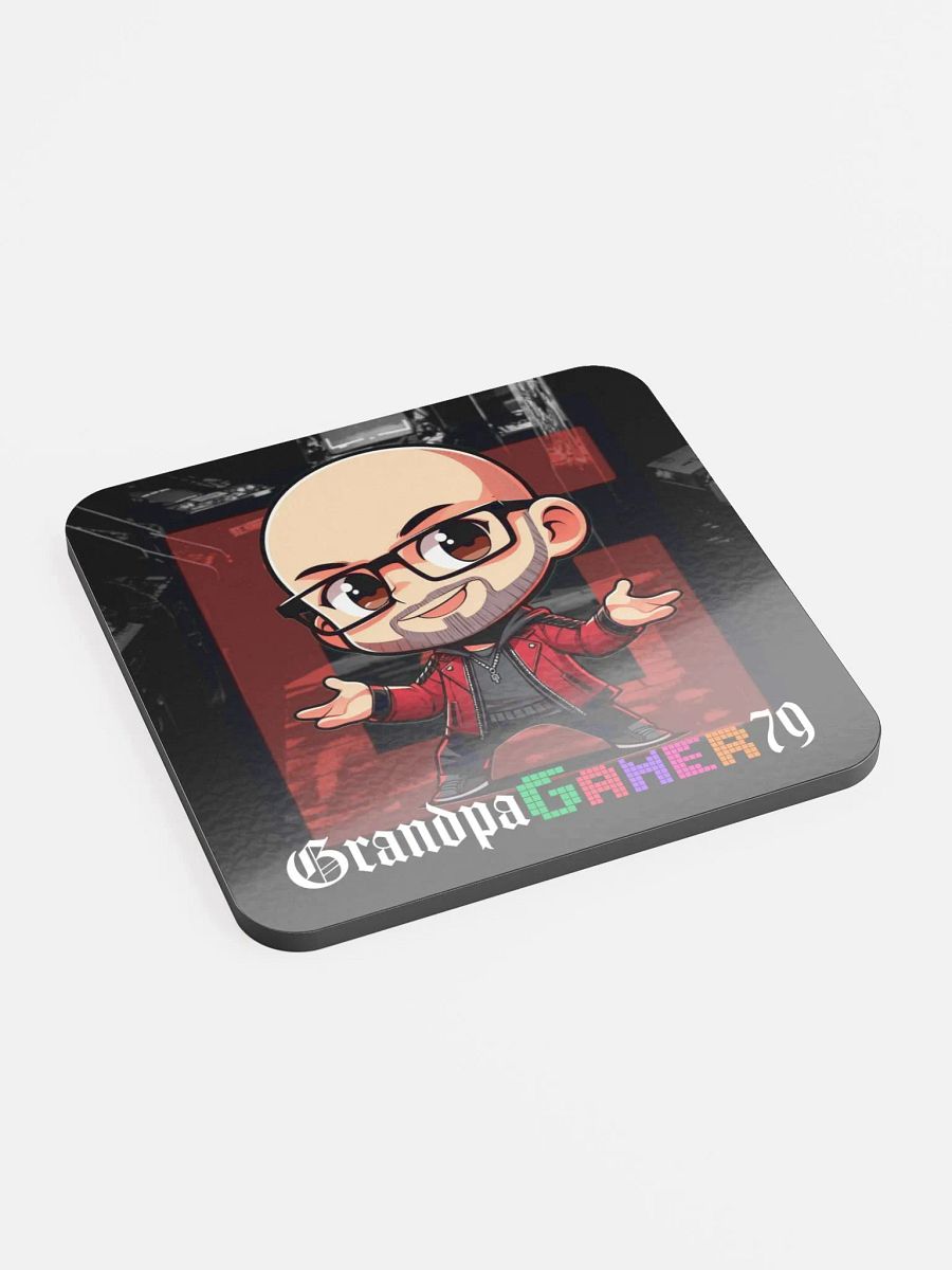 Grandpa Gamer 79 Coaster - Pixelated Edition product image (3)