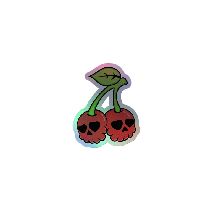 SKULL CHERRY STICKER product image (1)