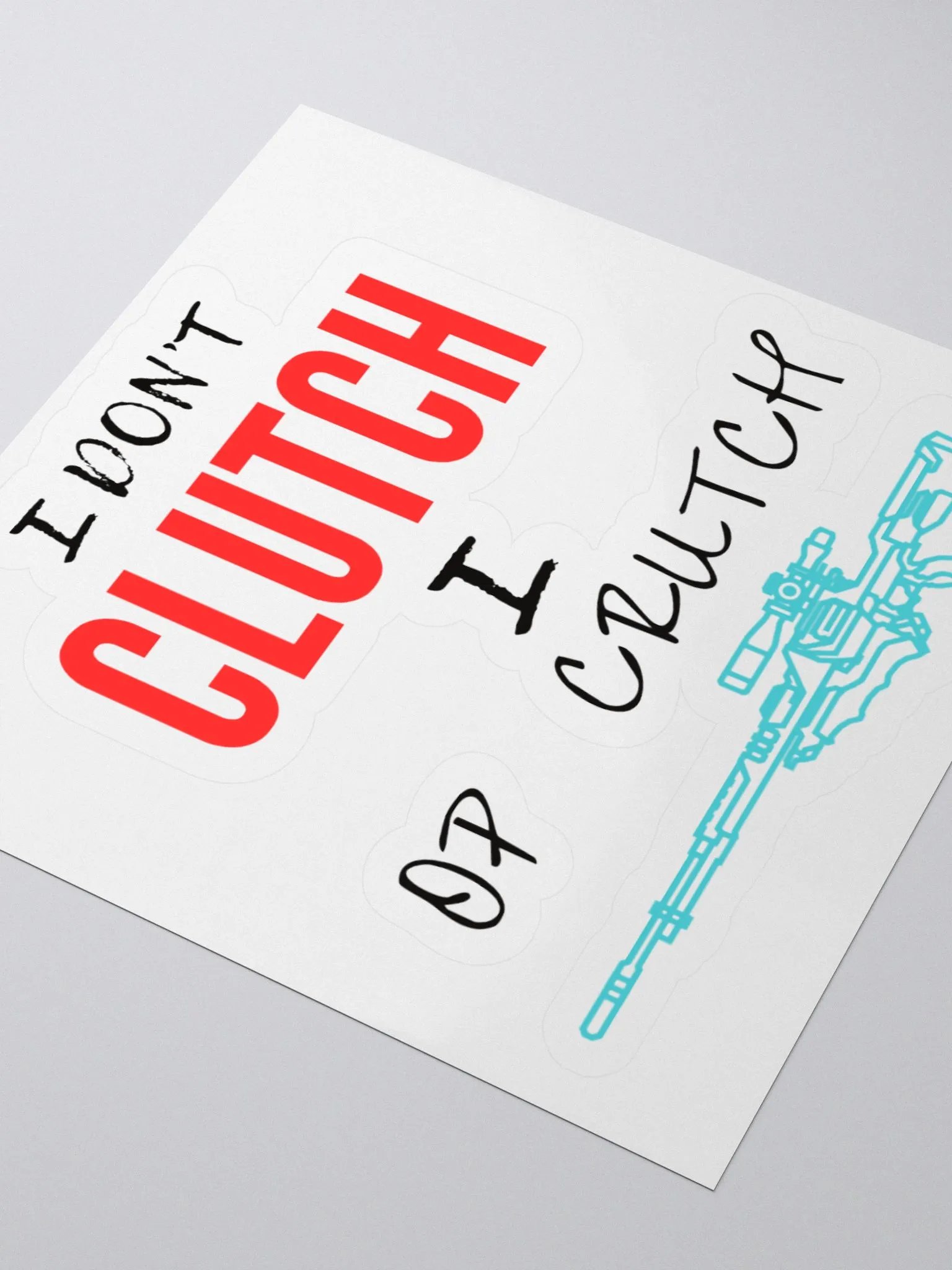 Op Crutch Sticker product image (5)