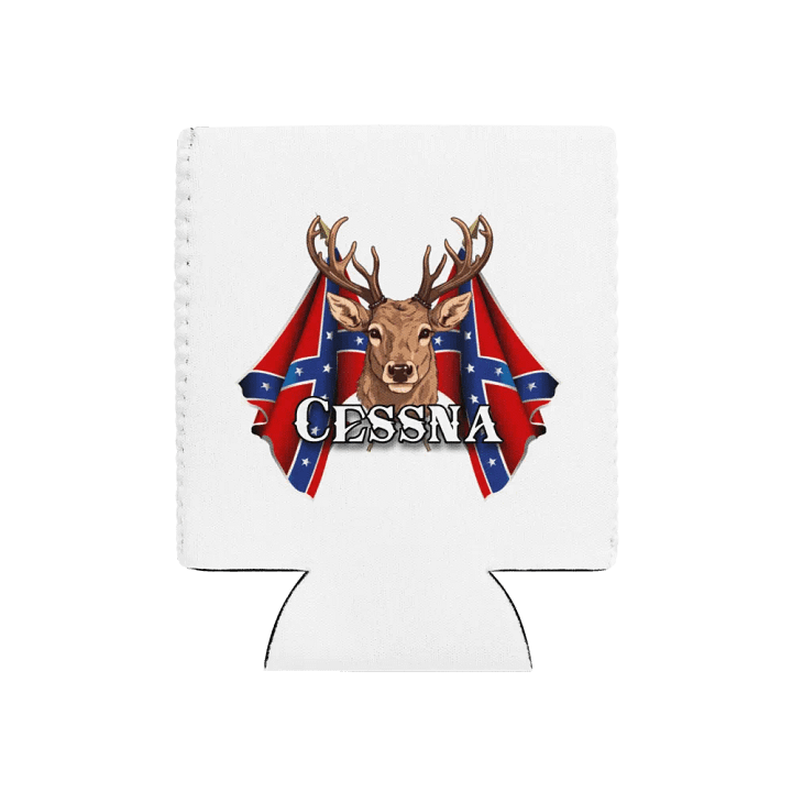 "Cessna" Last Name Rebel Redneck Deer - Coozie product image (1)