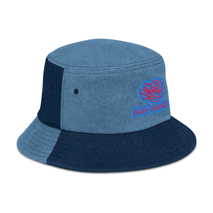 BUSY-BRAINED (bubblegum) denim bucket hat product image (3)