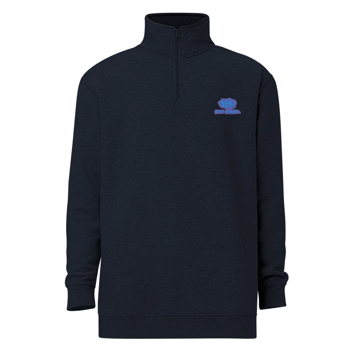 BUSY-BRAINED (violet design) embroidered quarter zip product image (12)