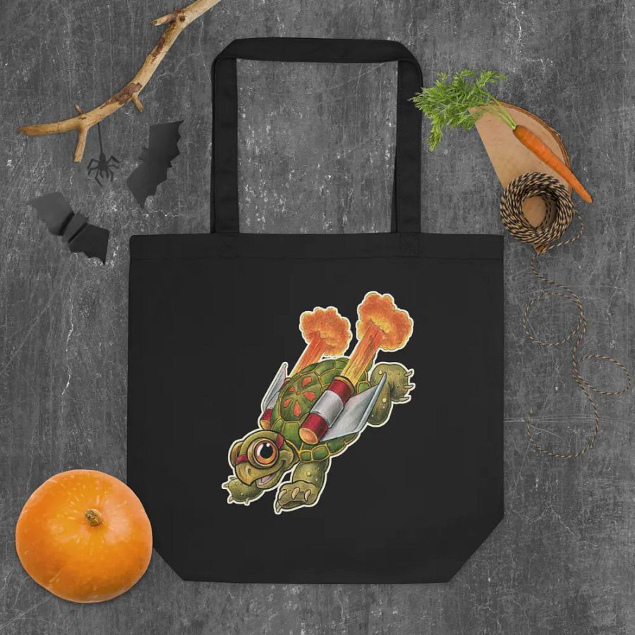 Jetpack Tortoise - SFA Tote Bag product image (1)