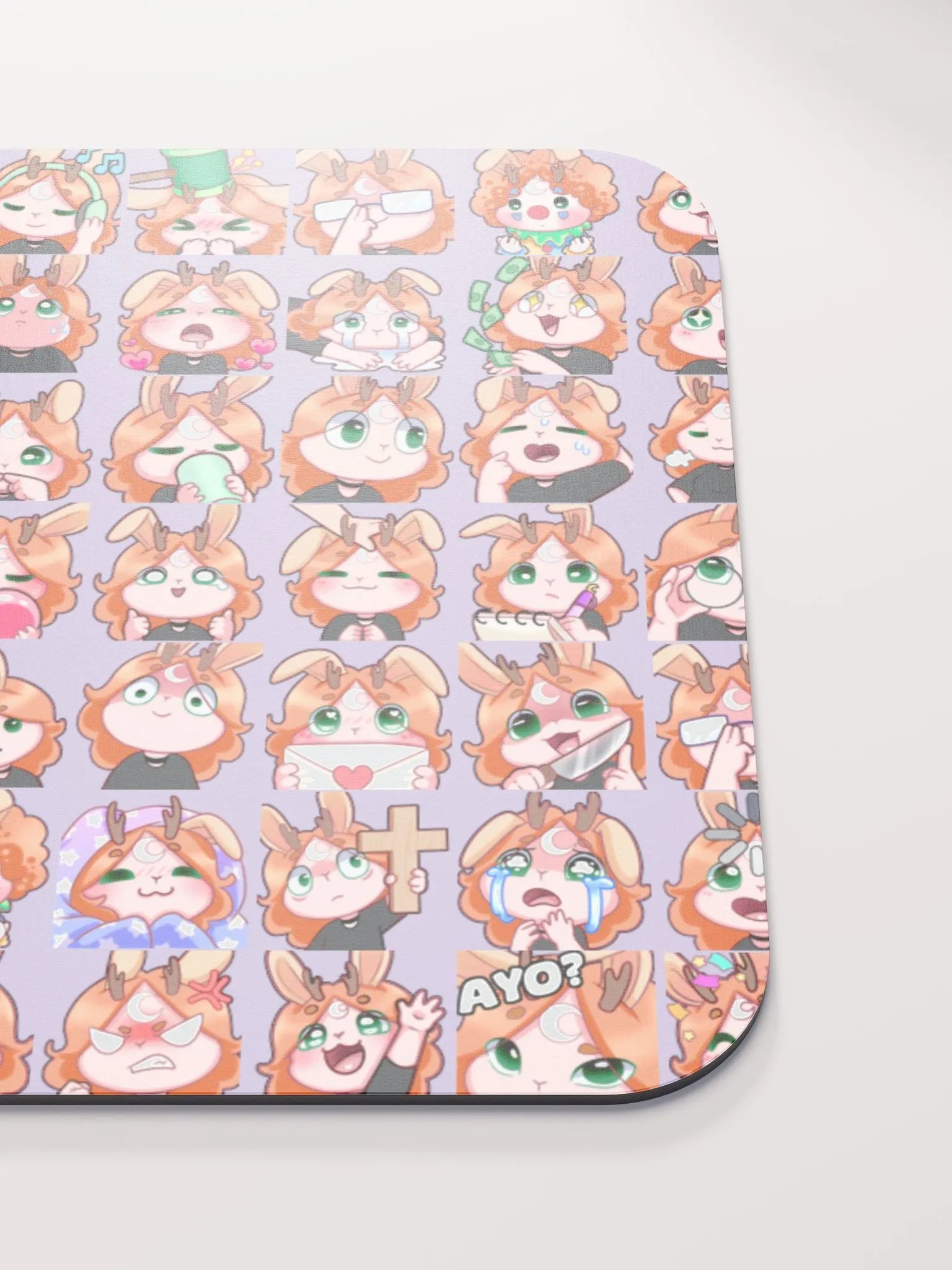 Lilac Many Moods Mousepad product image (5)