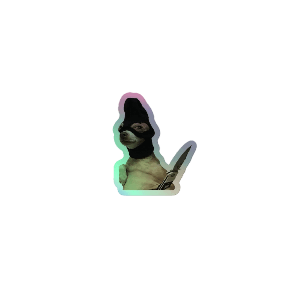 EXCLUSIVE Holographic Crime Sticker product image (1)