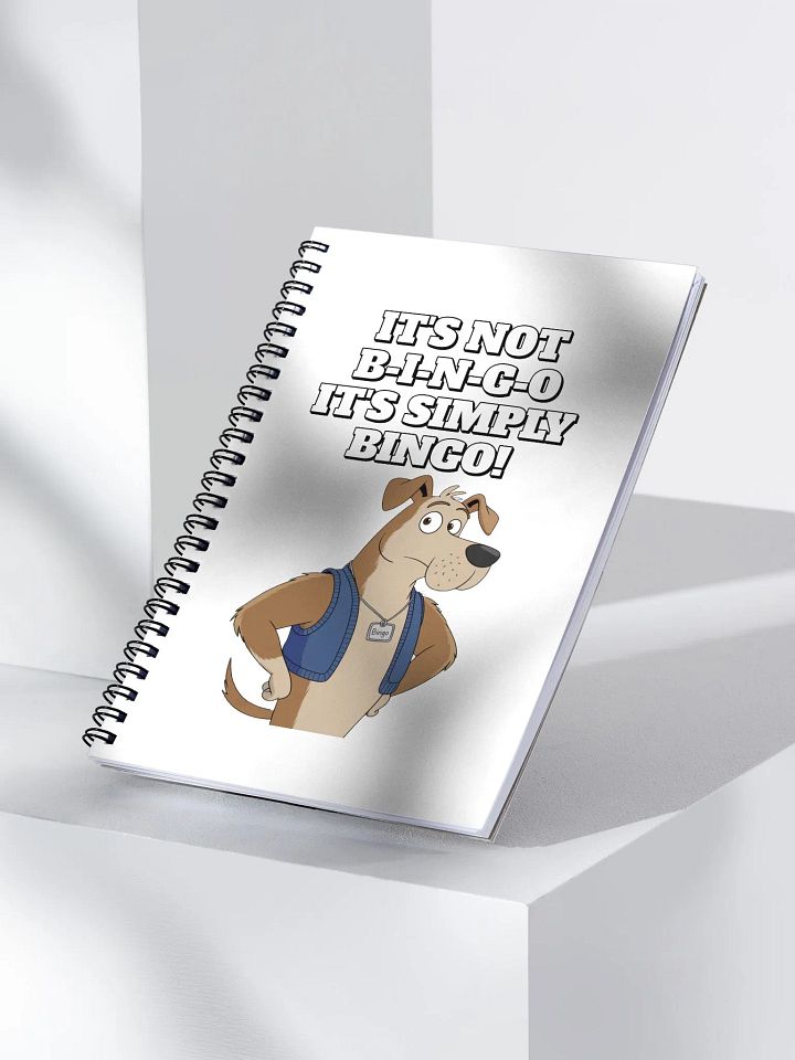 It's Not B-I-N-G-O, It's Simply Bingo. Funny Notebook product image (1)