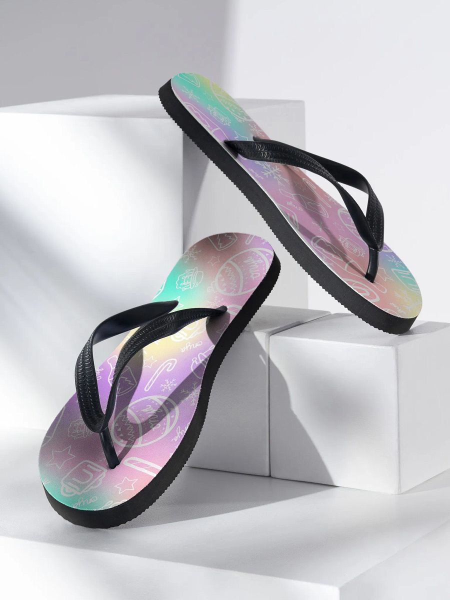 Limited Edition Christmas Tie Die Thongs Flip-flops product image (2)