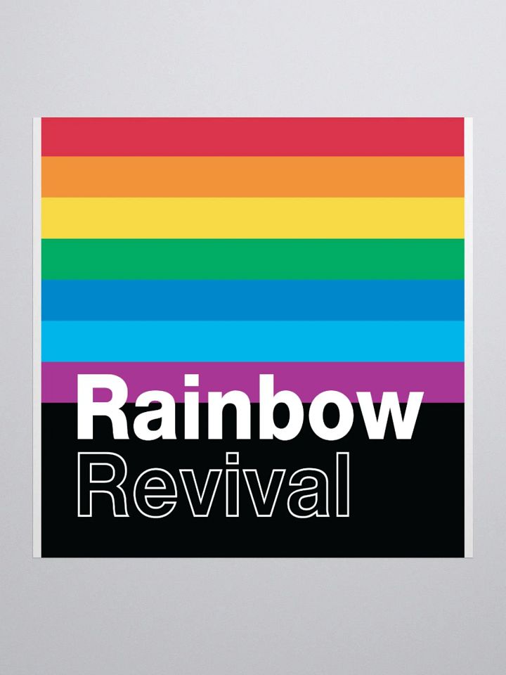 Rainbow Revival Sticker product image (1)