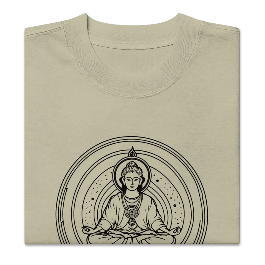 [Meditation 3 - Black] Oversized T-Shirt product image (16)