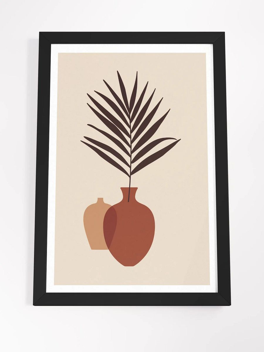Serene Leaves Framed Poster product image (20)