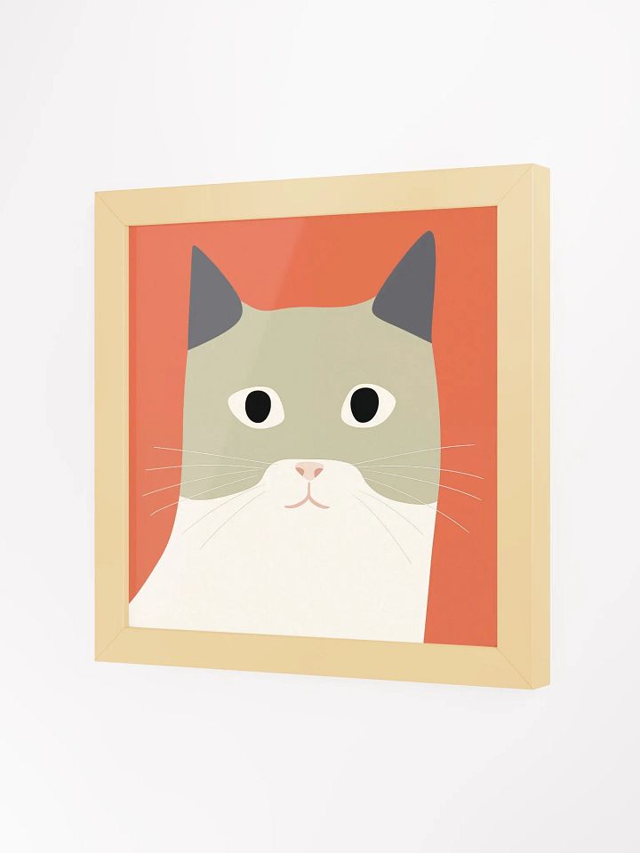 Whiskered Feline Framed Matte Poster product image (12)