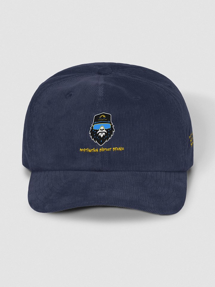 Destination Bigfoot Bronco Corduroy Bigfoot Logo Dad Hat (Multiple Colors Available) product image (1)