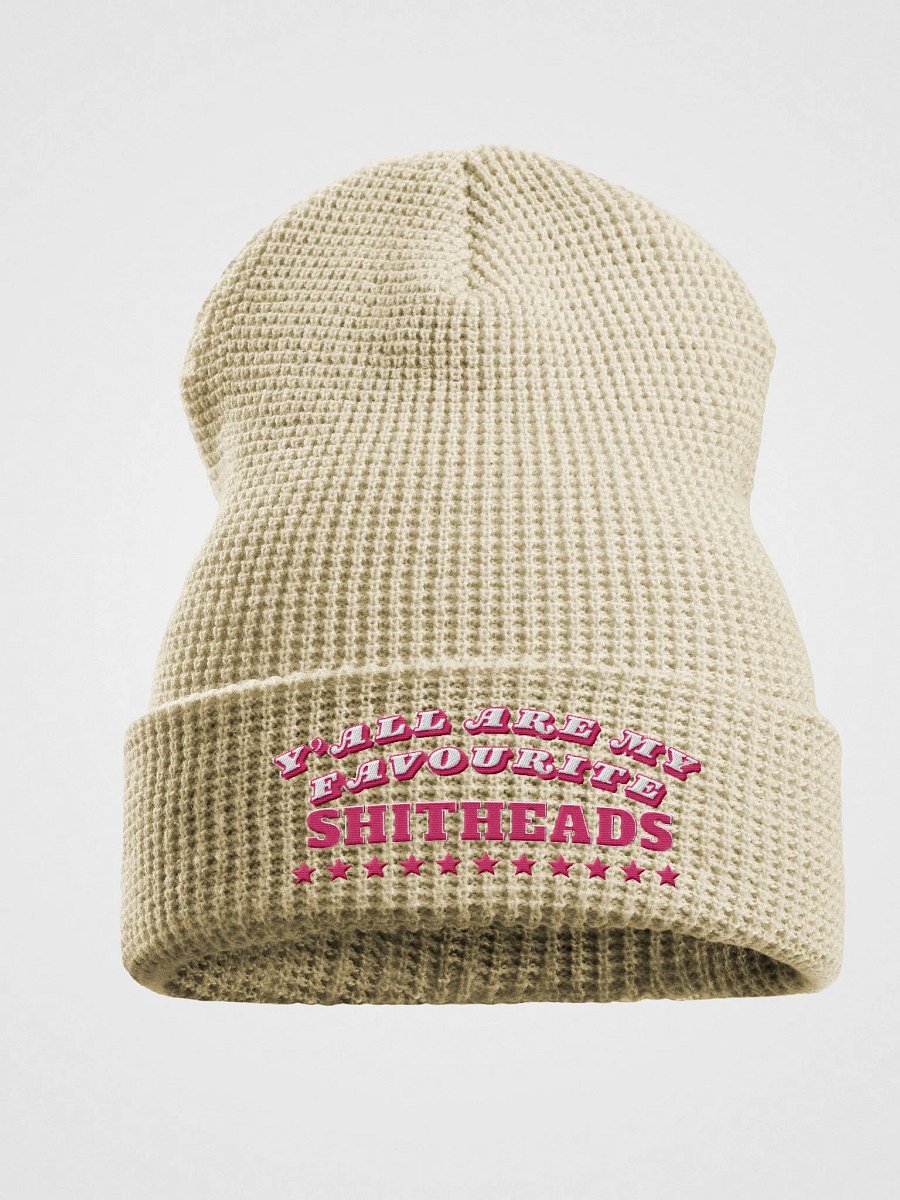 Yall are My Fav Shitheads Waffle Beanie product image (1)