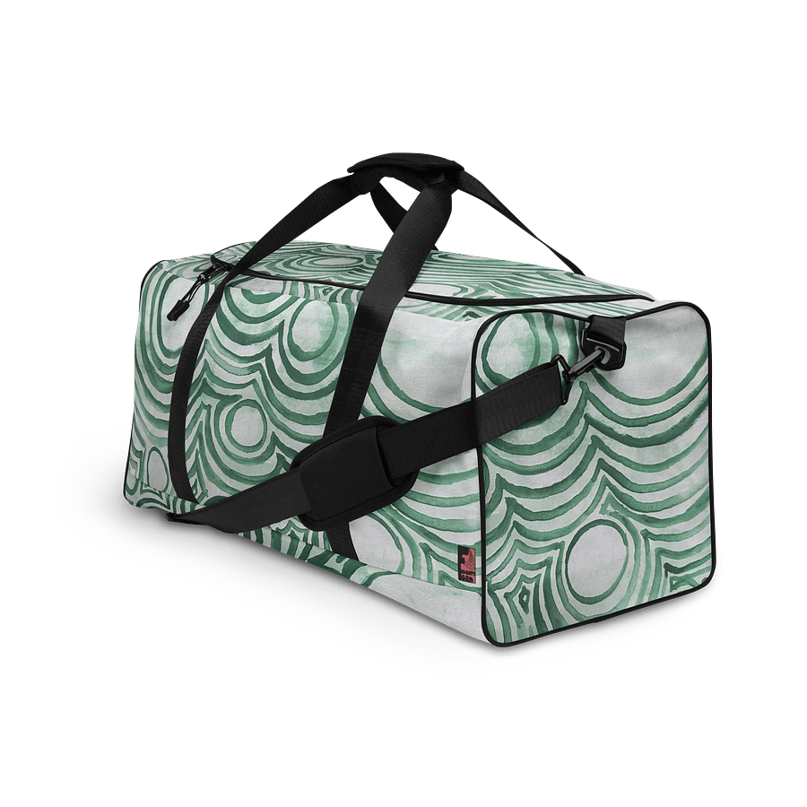"Green Swirl" Duffel Bag product image (3)