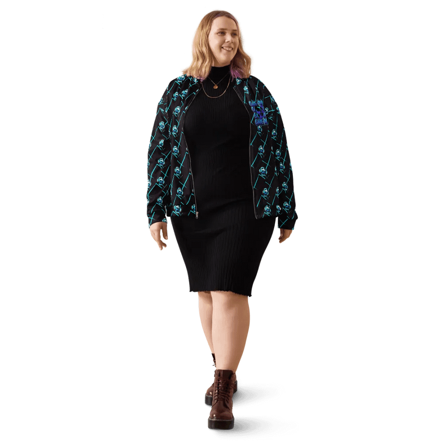 Game Day Soccer European Football All Over Print Bomber Jacket product image (3)