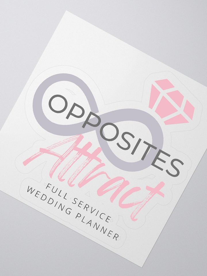 Opposites Attract Full Service Wedding Planner (Opposites Attract) Sticker product image (4)