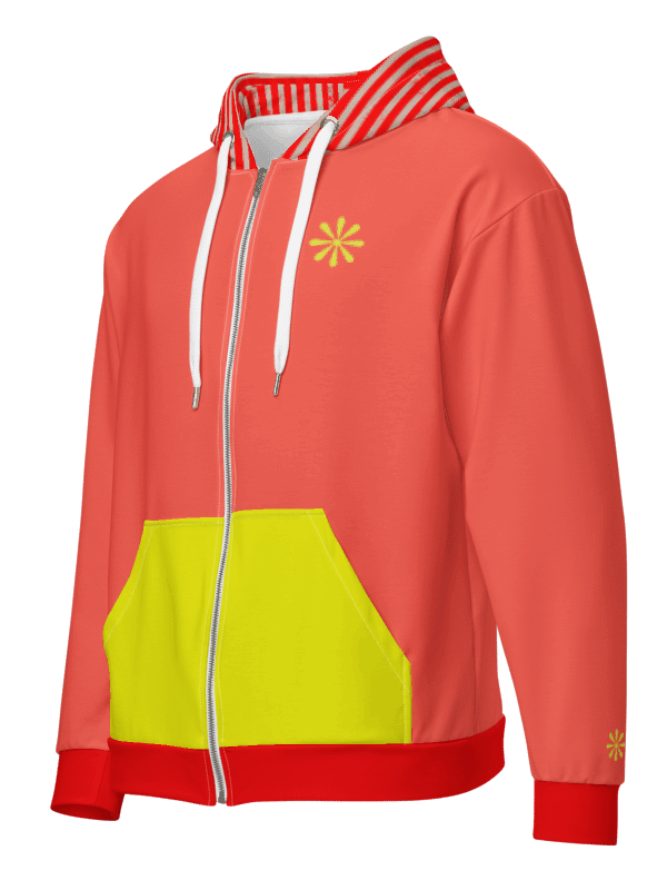 Roller-Egg the Atomic Robot - Sweatshirt with Striped Hood product image (5)