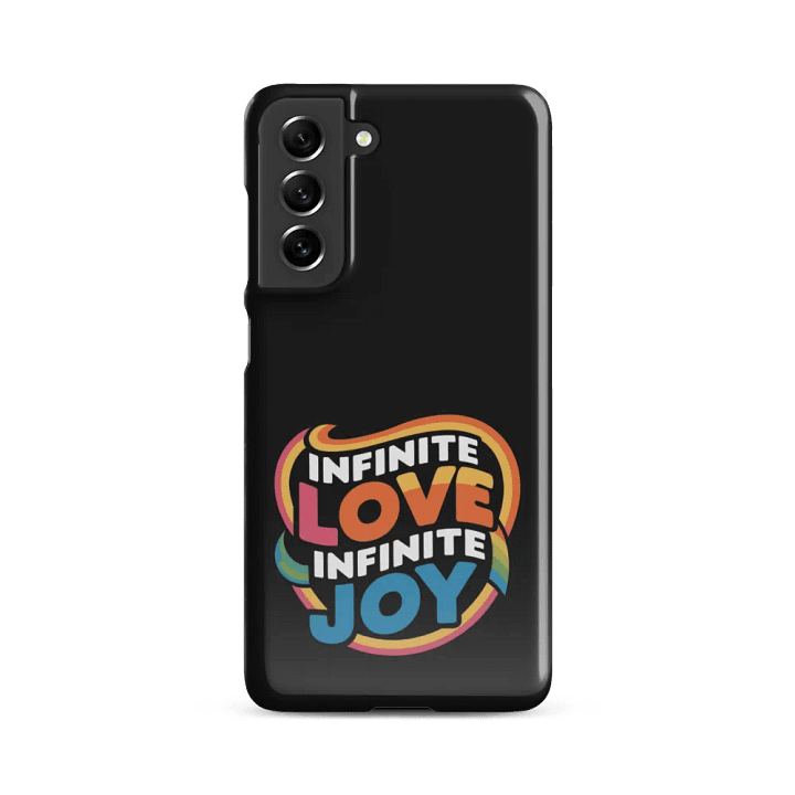 Infinite Love Infinite Joy Snap Case for Samsung (Black) product image (2)