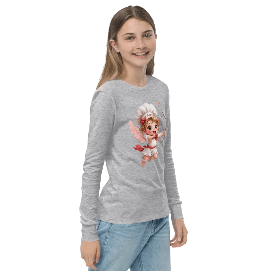 Love Conquers Cherub Youth Long Sleeve Tee product image (22)
