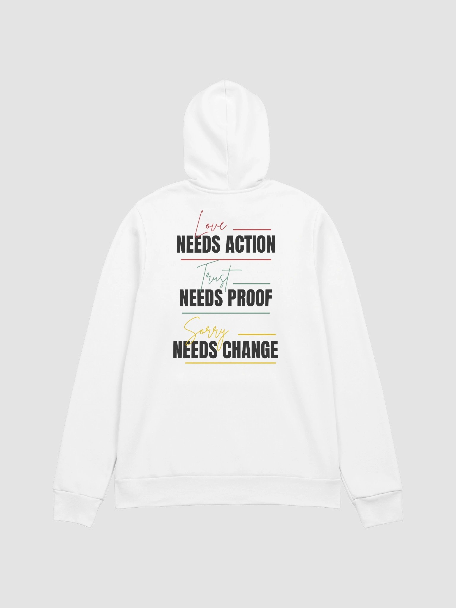 Supersoft Hoodie - Love needs action product image (3)