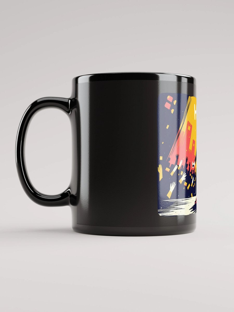 Urban Cat Concert Design | 'HEHE' Glossy Mug product image (6)