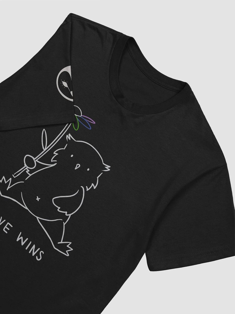 Love Wins Next Level Supersoft T-shirt (Black) product image (6)