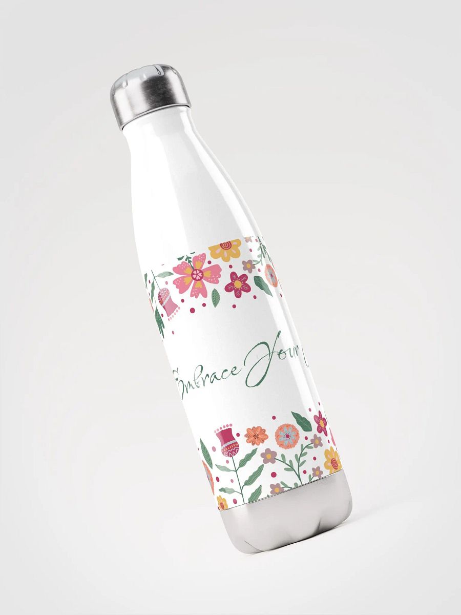 Embrace Your Journey Water Bottle -White product image (3)
