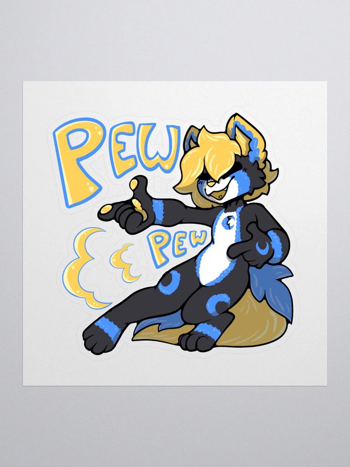 Pew Pew Sticker product image (2)