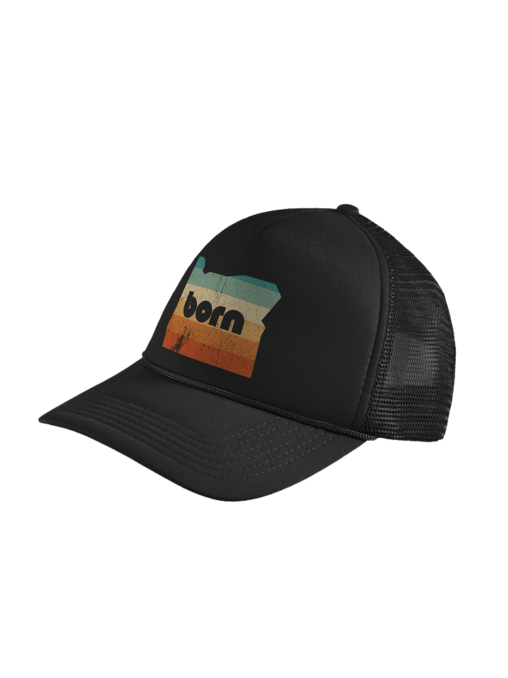 Vintage Colors Oregon Born Foam Trucker Hat product image (2)