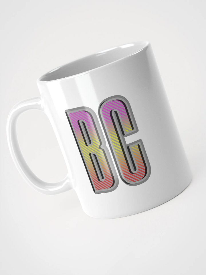 BC British Colombia Block Letters Vibrant Striped Mug product image (2)