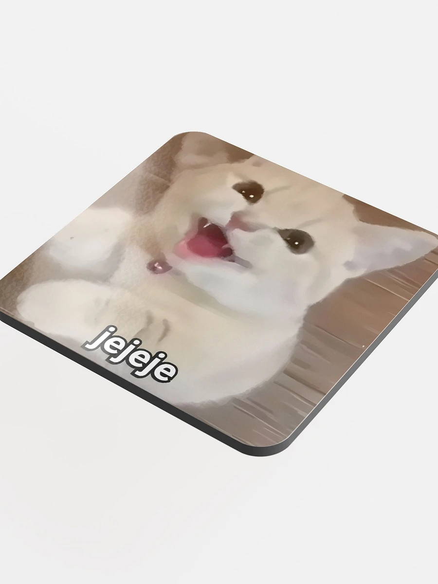 Glossed Cork Coaster: Meme Cats product image (4)