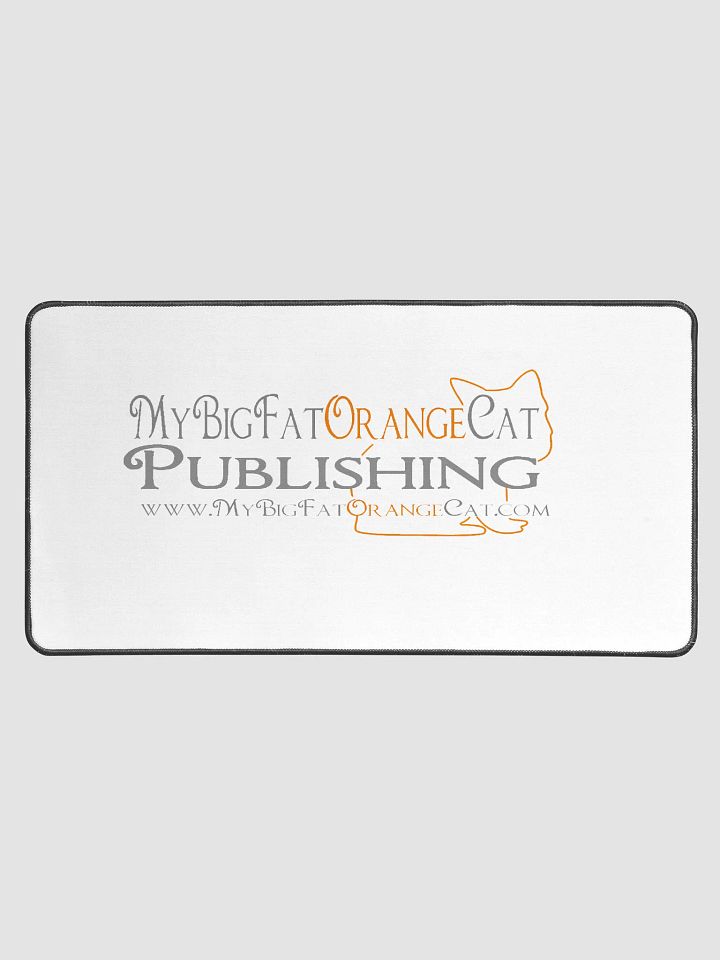 My Big Fat Orange Cat Logo Desk Mat product image (1)
