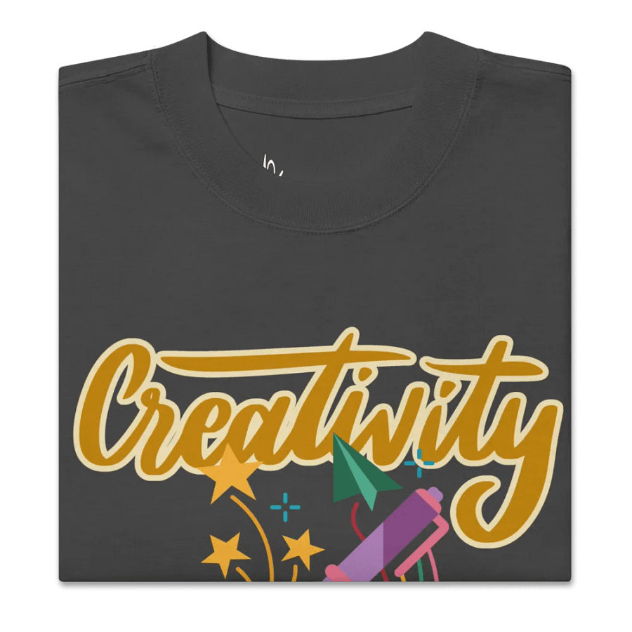 Creativity Oversized Unisex T-shirt product image (6)