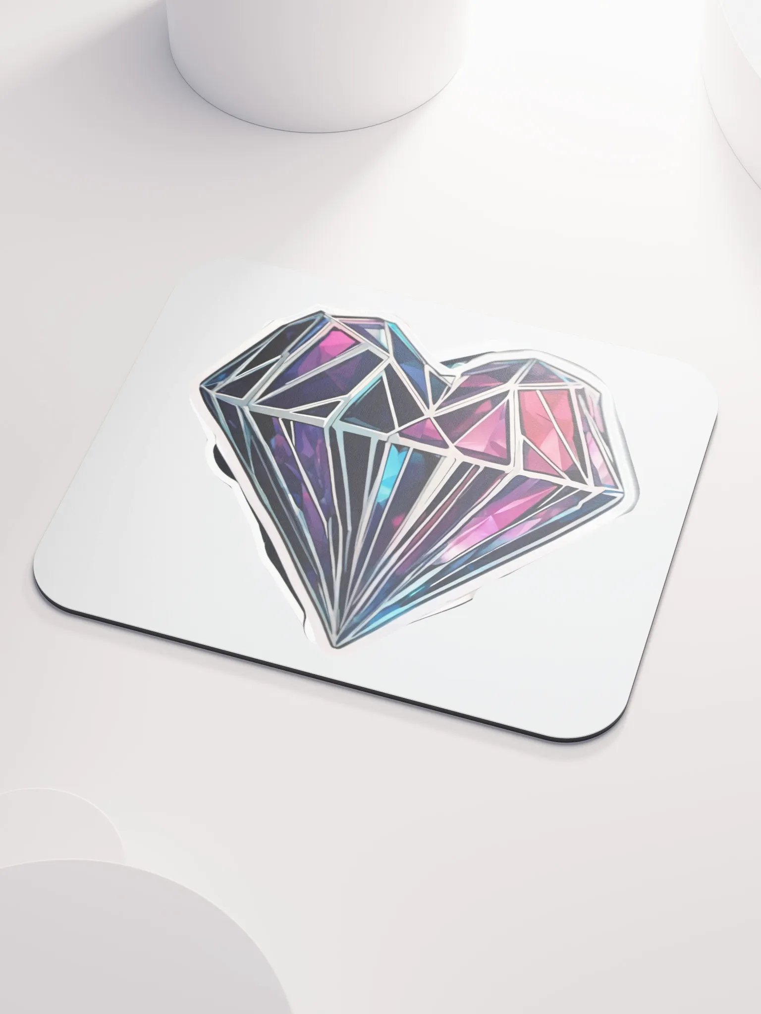 Geometric Heart Mouse pad product image (3)