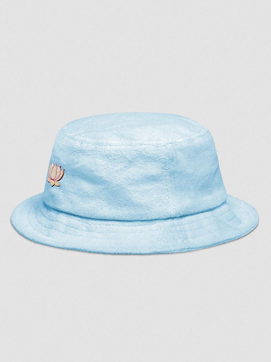 Golden Lotus Terry Cloth Bucket Hat product image (2)