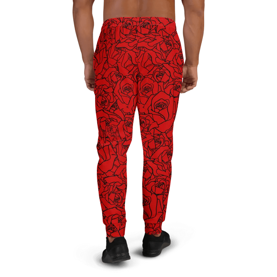 Loads of Roses · red-black joggers product image (2)
