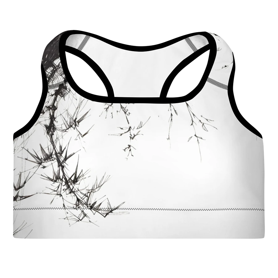 Bamboo Print Padded Sports Bra product image (1)