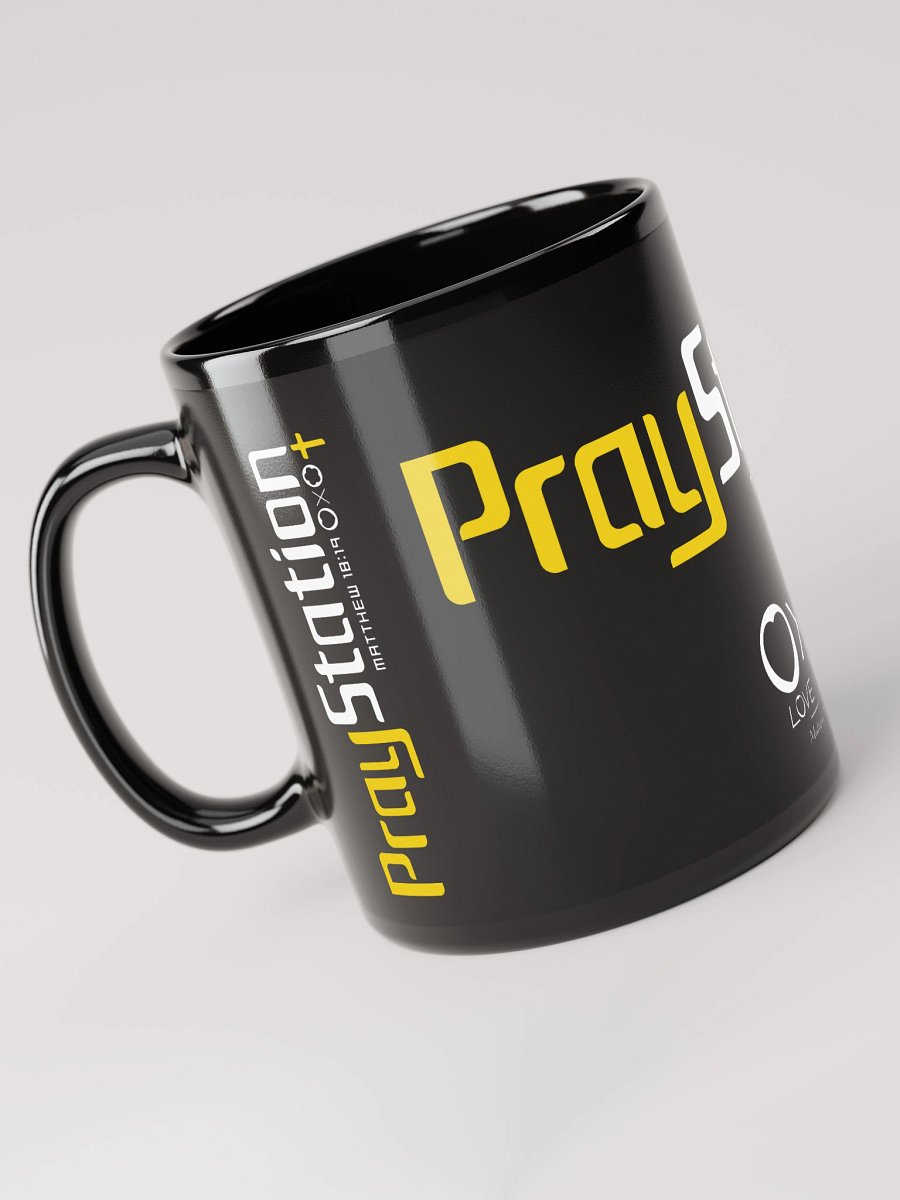 LXA PrayStation Mug - Black | Love X Aloha - Faith Collection | Premium Christian Merch product image (6)