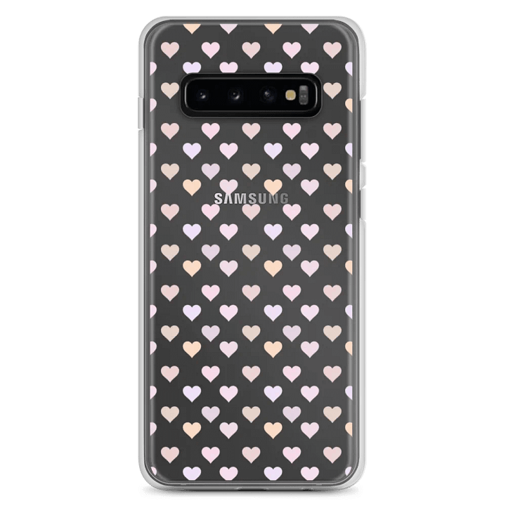 Pastel Hearts Cute Clear Case for ®Samsung phones product image (7)