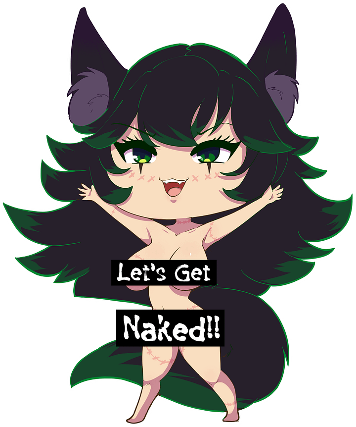 Let's Get Naked Sticker product image (1)