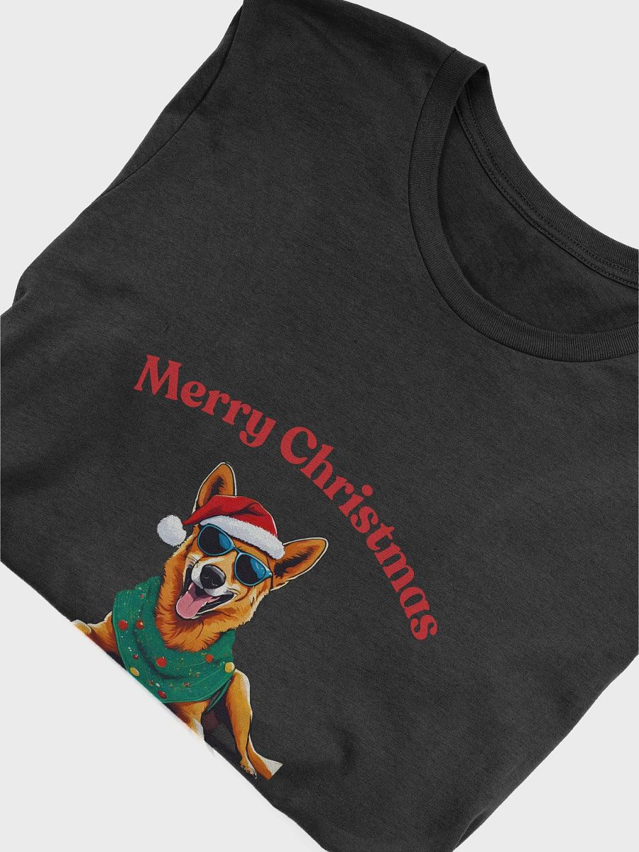 Festive Dingo Merry Christmas T-Shirt - Red product image (5)