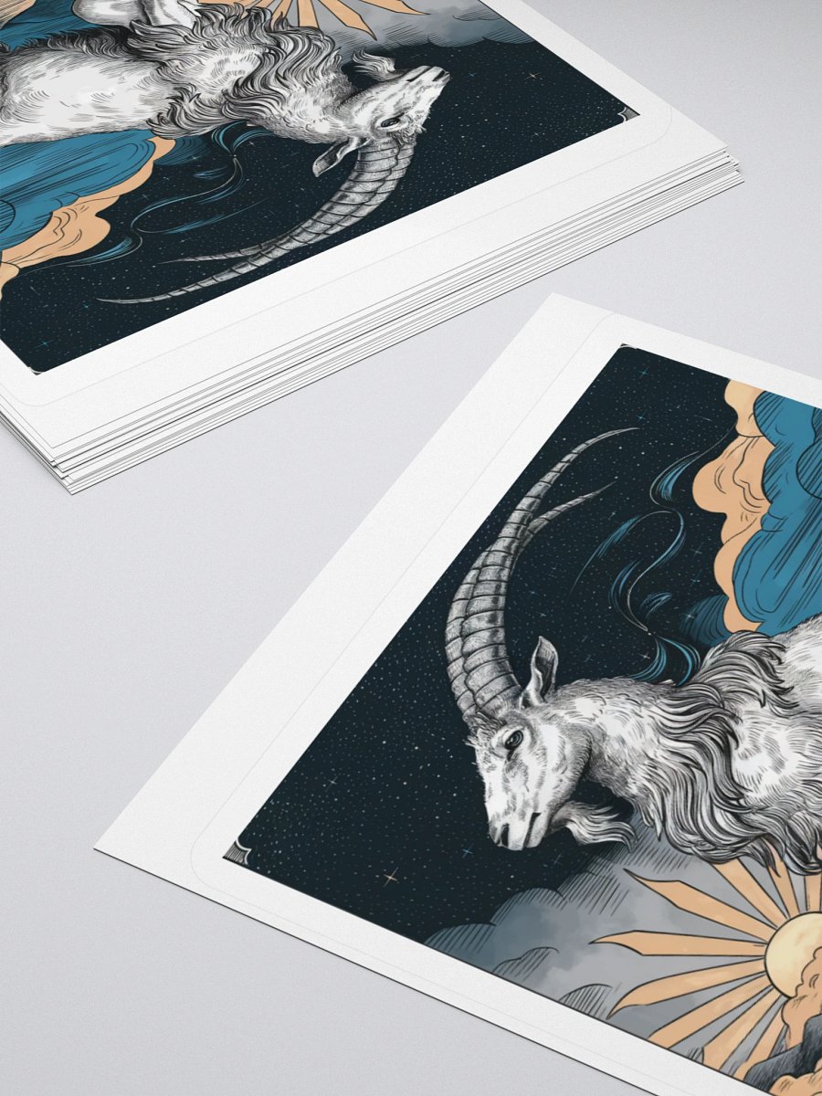 Capricorn: Celestial Goat Vinyl Sticker product image (11)
