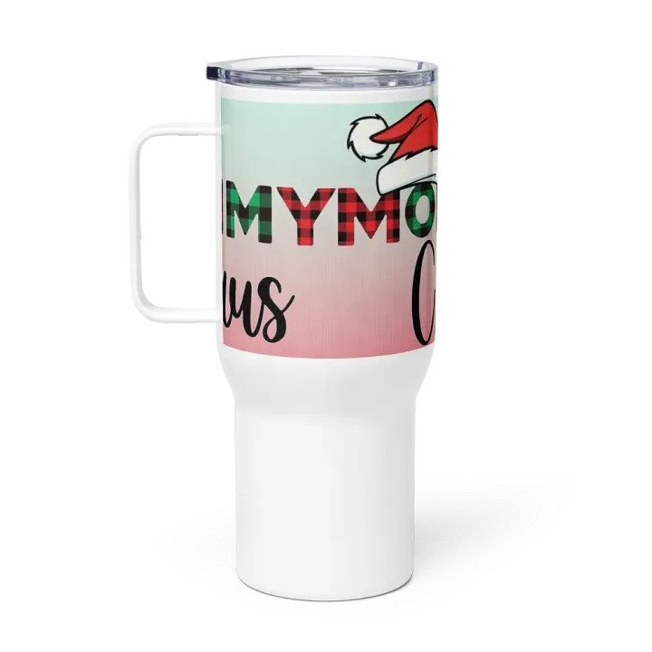 Mommy Claus Plaid Travel Mug product image (1)