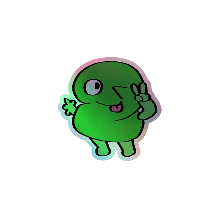Two BFDI Holographic Sticker product image (1)