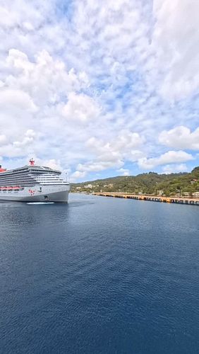 How hard can it be to park a big ship on a very windy day?