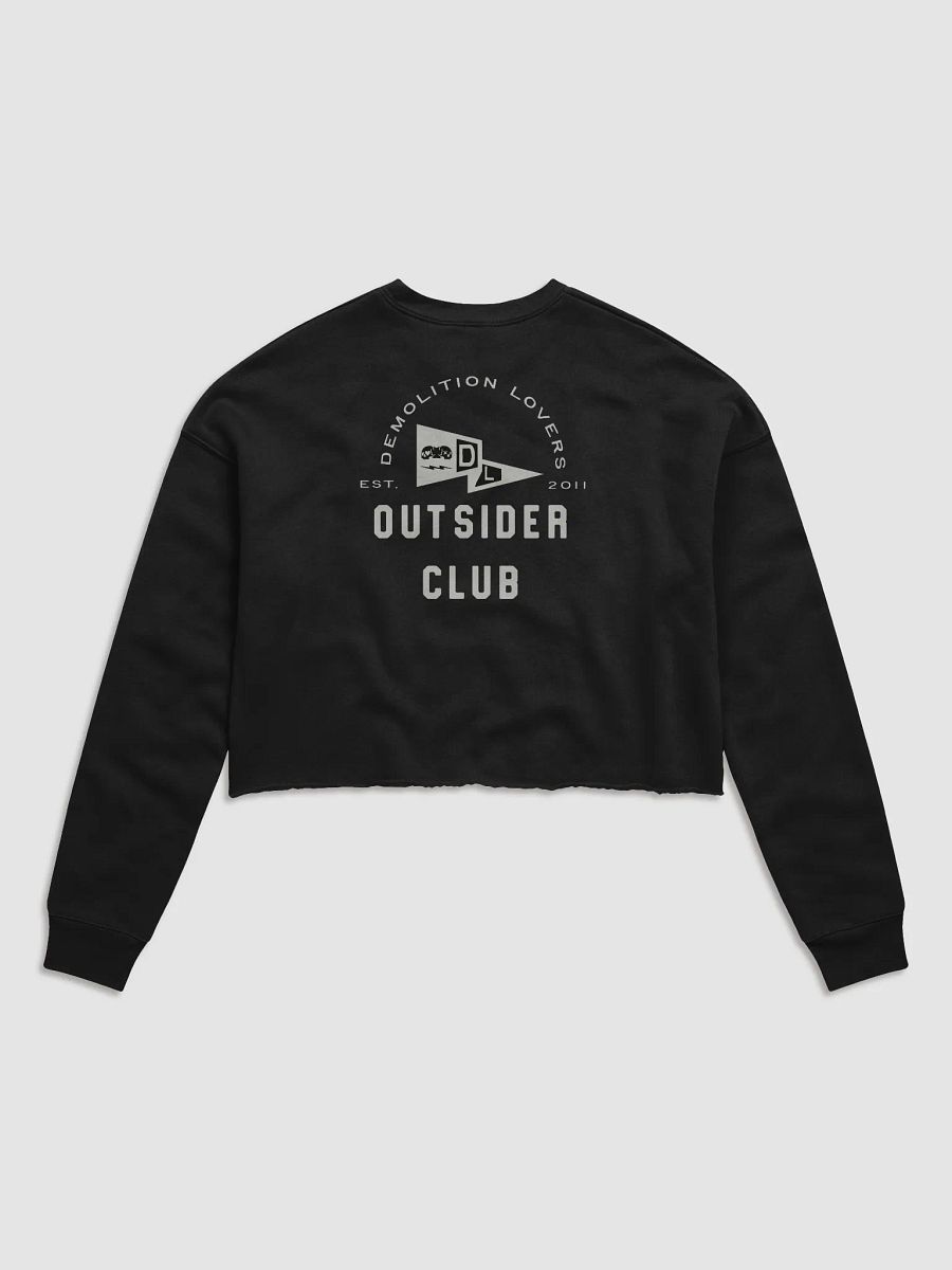 Outsider Club Crop Sweatshirt product image (2)