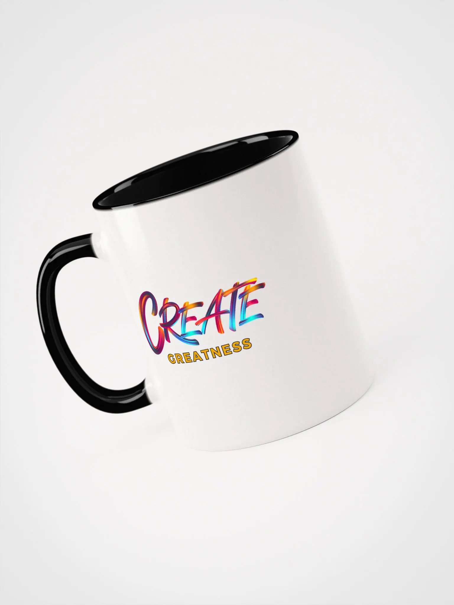 CREATE Greatness + Born to Dance Her Silhouette Ceramic Color Handle Mug product image (3)