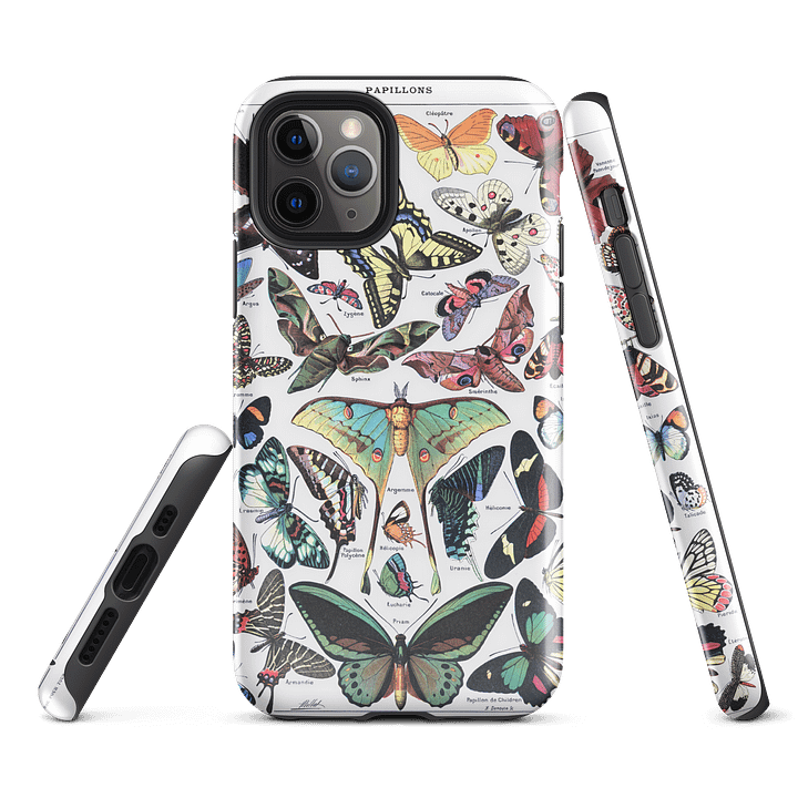 Butterflies iPhone® Case - Papillons by Adolphe Millot product image (3)