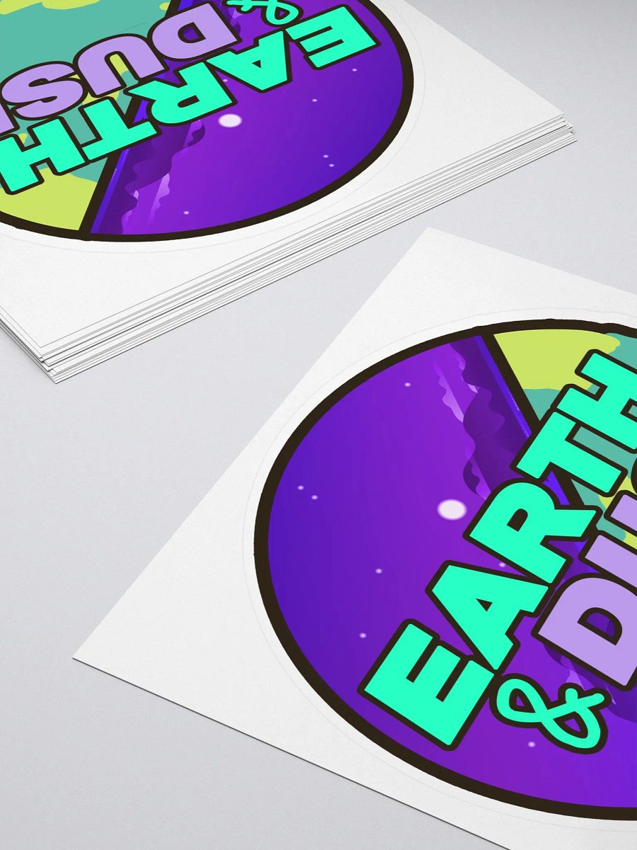 Earth and Dusk Logo Sticker product image (4)
